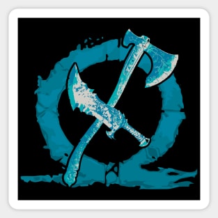 God of War Ragnarok weapons Sticker